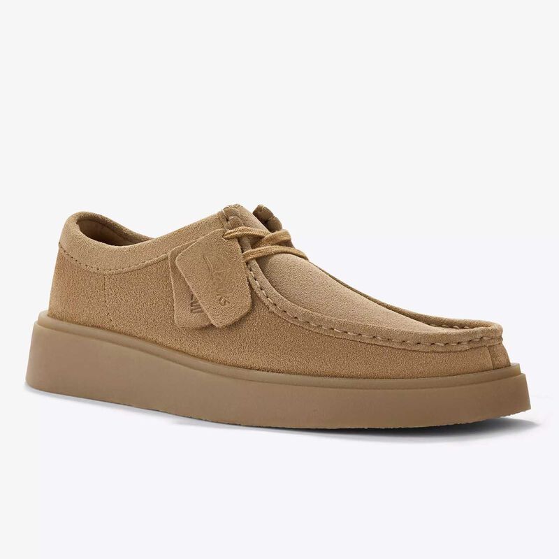 Clarks Mens Torview Suede Shoe image number 1